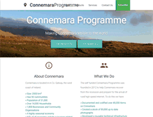 Tablet Screenshot of connemaraprogramme.com
